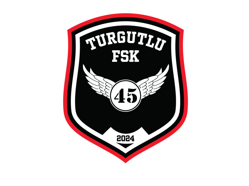 Turgutlu 45 FK Logo SVG ⚽ Turkish Football Club Vector Design 🖤 Instant Download