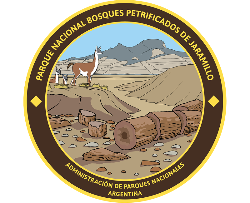 Emblema - Parque Nacional Bosques petrificados de jaramillo logo