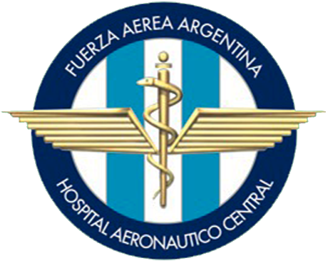 Hospital aeronautico central emblema logo
